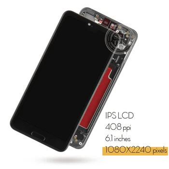 IPS Par Huawei P20 Pro LCD Touch Stikla Panelis Huawei P20 Plus Displejs CLT-AL00L Sensoru Ekrāna Rāmi CLT-AL01 Rezerves Daļas