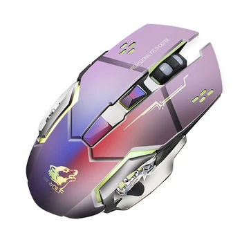 Bezvadu peles Bezmaksas Vilks X8 Klusums 2.4 GHz 2400DPI 6 Taustiņi Bezvadu Optiskā Pele USB Uztvērējs Bezvadu Optiskā Pele spēļu мышь
