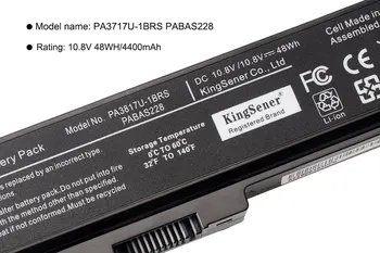 KingSener PA3817U-1BRS PA3817U Battery Toshiba Satellite A660 C640 C600 C650 C655 C660 L510 L630 L640 L650 L670 L770 PA3818U