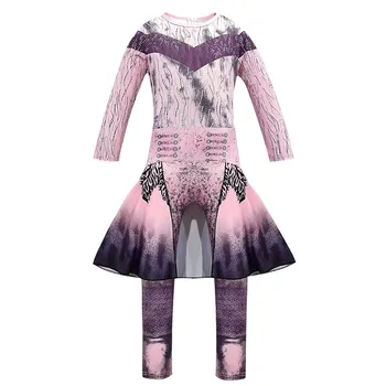 Pēcteči 3 Mal Jumpsuit Evie Modes Apģērbu Aplauzums Komplekti Mazie Bērni Onesies Halloween Šausmu Nakts Puse Carlos Jay Kostīmi