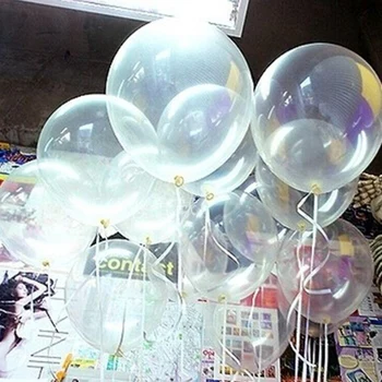 30pcs/daudz 12inch 2.8 g, Skaidrs, Lateksa Balonu Pārredzamu Balonu, Kāzu Dekorēšana Puse Balonu Happy Birthday Party Piederumi