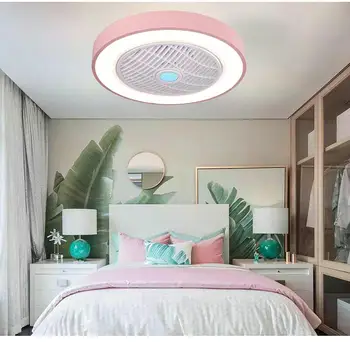 Smart Griestu Ventilators ar Tālvadības pulti, Mobilo Tālruni, Wi-Fi, Iekštelpu Mājas Dekoru Ventilators, Laternu Gaismas Modernu Apgaismojumu Apļveida Lampas