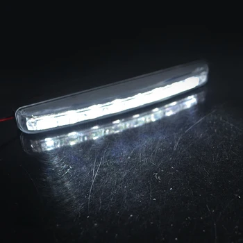 Kebedemm 2GAB DC 12V LED Auto Dienas Braukšanas Gaitas Gaismas Priekšējie Miglas DRL Galvas Gaismas Lampa Ūdensizturīgu Baltu Miglas Lukturis Audi