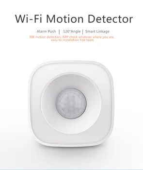 WIFI bezvadu PIR Kustības Sensoru Pasīvais Infrasarkano staru Detektors, Drošība Apsardzes Signalizācijas Sensors Tuya APP Kontroles Smart Home