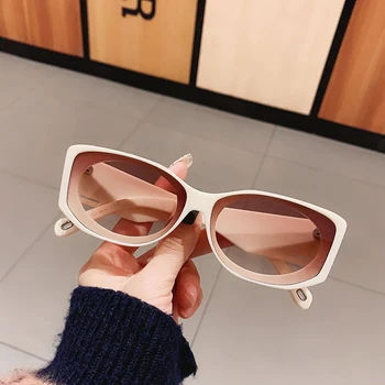 Ir 2021. Jaunu Modes Laukumā Saulesbrilles Sieviešu Zīmolu, Dizaineru, Vintage Mazo Saules Brilles Sieviešu Unikālo Toņos Oculos Feminino UV400