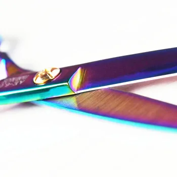 Violeta titāna 6.0 collu augstas kvalitātes frizieris bīdes frizētava produktu karstā pārdošanas matu šķēres
