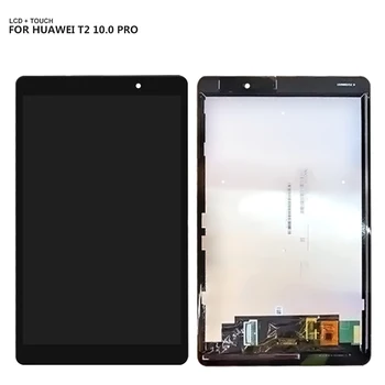 Par Huawei MediaPad T2 Pro 10.0 10.1 collu FDR-A01L FDR-A01W Panelis LCD Combo Touch Screen Digitizer Stikla Displejs Montāžas Detaļas