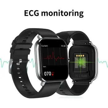 Gearvita NĒ.1 DT35 Smartwatch EKG Sirds ritma asinsspiediens 1.54 collu Bluetooth Zvanu IP67 Waterproof Sporta Smart Skatīties VS pro P8