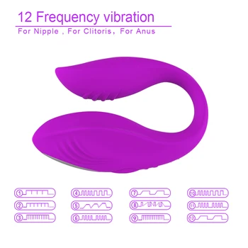 Bezvadu Vibrators Pieaugušo Rotaļlietas Sievietēm, USB Iekasējams Dildo G Vietas U Veida Klitora Stimulators Dubultā Vibratori Seksa Rotaļlietu Sieviete