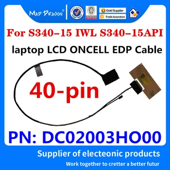 Jaunas oriģinālas LCD LED LVDS Displejs Lentes ONCELL kabelis Lenovo Ideapad S340-15 S340-15IWL S340-15API EL531 DC02003HO00 40-pin