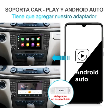 Isudar PX6 Android 10 Diviem Din Auto Multimedia Player Mercedes/Benz/E-Klase/W211/E300/CLK/W209/CLS/W219 DVD Atskaņotājs, GPS Radio