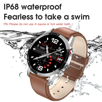 L13 Smart Skatīties EKG+PPG IP68 Ūdensnecaurlaidīga Bluetooth Zvanu asinsspiediens, Sirdsdarbības Sporta Smartwatch Par HuaWei IOS Tālrunis PK L7