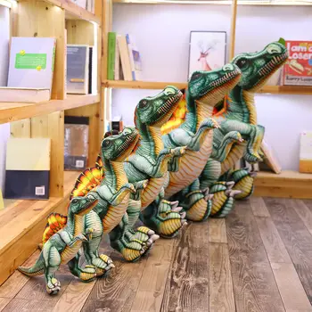 Spilgti Spinosaurus Dinozauru Plīša Rotaļlieta Pastāvīgā Dino Pildījumu Lelle Milzu Dzīvnieku Ģimenes, Zēniem, Bērniem, Dāvanu 40/60/80/100cm