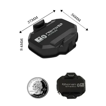 Velosipēds Dators Spidometrs Bluetooth4.0 ANT+ Bezvadu Ritms, Ātruma Sensoru, kas Piemērots Bryton Garmin iGPSPORT XOSS App