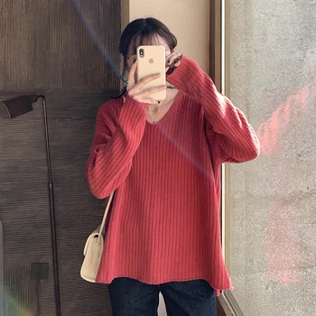 3 krāsas 2019 ziemas korejiešu stilā v kakla tīrtoņa krāsu nelegālo siltu džemperi sieviešu džemperi un puloveri (X1172)