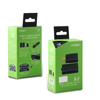 2gab Akumulators+Lādētājs Doks Komplektu XBOX VIENU Akumulatora Xbox tiem, Bezvadu Kontrolieris Gamepad Ni-MH Baterijas
