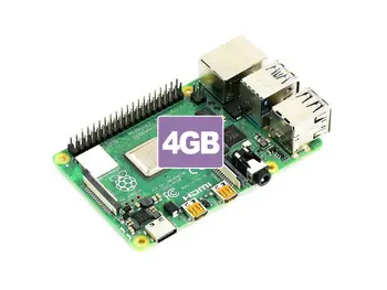 Aveņu Pi 4 B Paraugs Rev1.2 4 gb RAM, 64-bit 1.5 GHz quad-core Gigabit Ethernet, Bluetooth 5.0 USB Type C barošanas