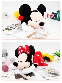 30CM Disney Plīša Lelle, Rotaļlietas, Mickey Mouse Minnie Cute Dzīvnieku Pildījumu Lelles PP Kokvilnas Karstā Rotaļlietas Dzimšanas dienā Ziemassvētku Dāvanu Bērniem