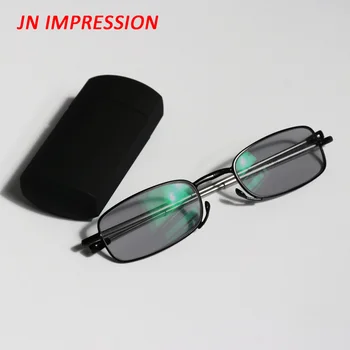 Saprātīga Photochromic lasīšanas brilles locīšanas Saule Automātiska Krāsas vecuma tālredzība Hyperopia Glasse gafas de lectura 1.5