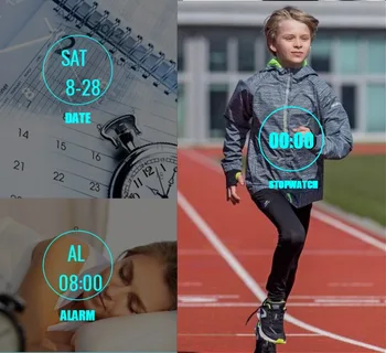 Bērni bērnu Ciparu pulkstenis Hronometrs OHSEN Pulkstenis Dzeltena LED Elektroniskās Sporta Pulksteņi 50M Ūdensizturīgs rokas Pulkstenis Zēniem Meitenēm