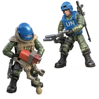 ANO Armijas Militārās Armijas Darbības Rādītāji ar Ieroci Ieroču Modeļi Īpašu Spēku, Policijas Modeļi Zēniem DIY Buildiing Rotaļlietas, Dāvanu