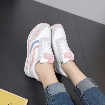 Jaunas rudens modes kurpes 2019 elpojoši apavi meitenēm studentu kurpes iet ar kritumu darbojas