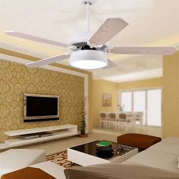 WPD Griestu Ventilators Ar LED Gaismu Komplekts Tālvadības pulti 3 Krāsu Modern Home Dekoratīvās, lai Istabas, Ēdamistaba, Guļamistaba, Restorāns