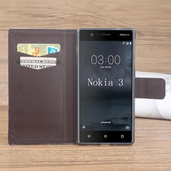 Telefonu Gadījumā Nokia 6 3 5 Maks Flip Ādas Gadījumā Lumia 640 640XL 950 950 XL 650 Nokia 3 Nokia, 6 Tālrunis Somas Gadījumā Ādas šūnu