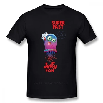 Gorillaz T Krekls Superfast Medūzas T-Krekls Lielgabarīta Streetwear Tee Krekls Kokvilnas, Ar Īsām Piedurknēm Jautru Drukāt Vīriešu T