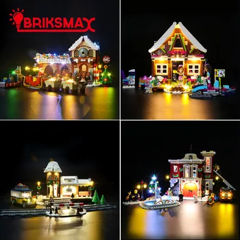 BriksMax Led Light Up Kit Ziemassvētku Sērija Ir Saderīga Ar 10245/10249/41323/10263/10259/10254
