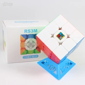 Moyu RS3M 2020. gadam Magnētiskais Kubs RS3 M Burvju Ātrums Cube Magnēts RS3M2020 Cubo Magico Puzzle 3x3 Profesionālās Rotaļlietas Bērniem