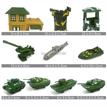 Darbības Rādītāji Armijas Vīriešiem Karavīrs Playset ar Zvīņainām Transportlīdzekļiem, Tvertne, Helikopters Militārās Bāzes, kas ir Militārā Rotaļlietu Paraugu, kas Gabals 200