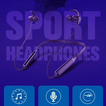 Jaunu magnētisko sporta bluetooth austiņas Smago bass kakla pavada auss Sporta, klausoties mūziku, spēles, zvana lenmai