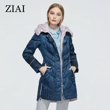 ZIAI 2020. gadam sieviešu parka ziemas silta sieviešu jaka kabatas Graciozs līnijām perfektu kvalitāti, rūpnīcas kvalitātes instock ZM-5810