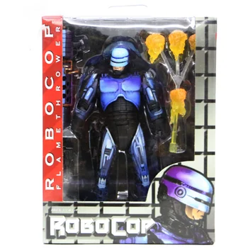 Aptuveni 7 collas Anime 1987 RoboCop Variants Rīcības Attēls Filmu Tikai Zilā Ver. RoboCop PVC attēls Rotaļlietu