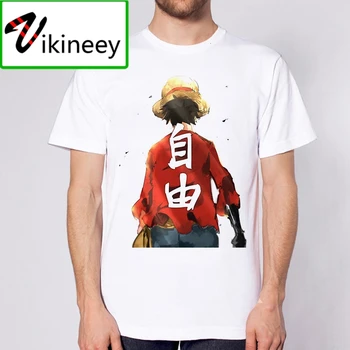 Lus Los Viens Gabals T Krekls Japāņu Anime Krekls Vīriešu T-krekls Luffy T Krekli, Apģērbu karikatūra Izdrukāt T Īsām Piedurknēm Top Tee