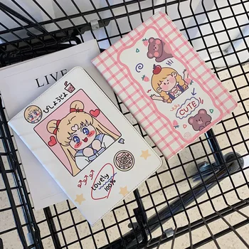 Anime Gudrs Burvju Meitene Sailor Moon Mīksto Tablete Protective Case For iPad Gaisā 1 2 3 Mini 4 5 Pro 2017 2018 2019 2020 Vāciņu