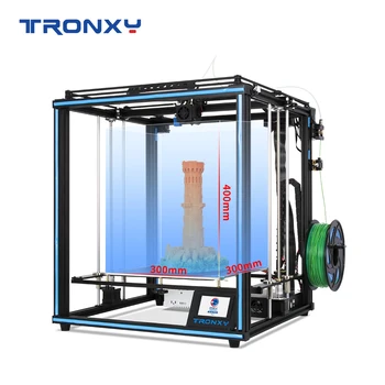 Tronxy ir 2021. X5SA 24V Full metal CoreXY Dizaina Augstas precizitātes 3D Printeri drukas Komplekti DIY ar Izmēru 330mm*330mm*400mm 3d drucker