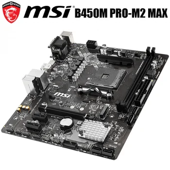 AM4 MSI B450M PRO-M2, MAX Pamatplates AM4 DDR4 AMD RYZEN 9 M. 2 Darbvirsmas MSI B450 Mainbaord AM4 HDMI-saderīgam AMD B450AM4 DDR4