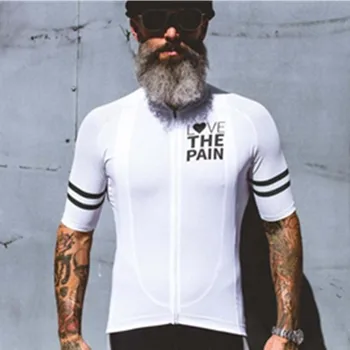 Mīlestība, Sāpes, riteņbraukšana jersey vīriešu krekli go pro apģērbs vasaras jaka maillot velosipēdu rīku topi valkāt komplekts ropa ciclismo hombre