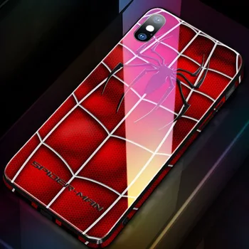 Weloan Gadījumā iphone 11 Marvel Apple mobilā telefona apvalks Apple xs / Xr / max radoša krāsa, stikls