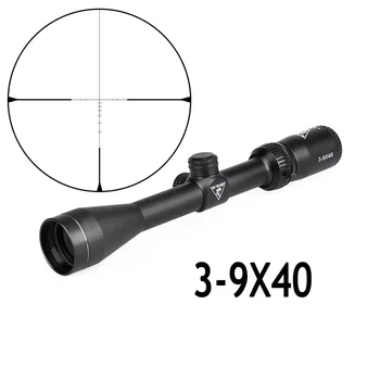 LIDOT HAIZIVS tactical 3-9x32 medību jomu, 3-9x40 optiku šautene jomu 3-9x50 Taktiskās riflescope airsoft gaisa pistoles šautene jomu