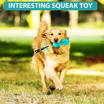 Suns Grauž zobu Suka Rotaļlietas, Pīkstošs Zobu Tīrīšana Rotaļlietu Agresīvu Košļājamā, Graudaini Suņu zobu Suka Nūju Liels Suns