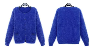 Jauno Sieviešu ūdeļu kašmira jaka džemperis jaunu galvaskausa pogu bezmaksas piegāde K1761