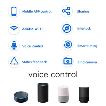 EWeLink 2CH Smart Bezvadu Taimeris Modulis Smart WiFi Balss Vadības Slēdzis Google Home Saderīgu