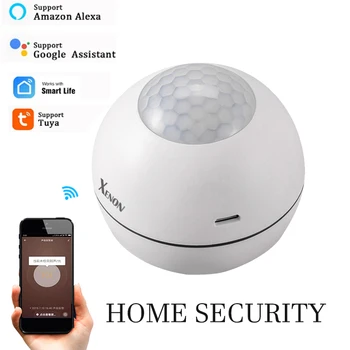 Wifi Cilvēka Ķermeņa Smart Kustības Sensors, Apsardzes Signalizācija Smart Home Detektors Sirēna Tālvadības Uzraudzību Tuya App Home Security