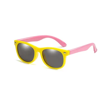 Ar Maisu Gumijas TR90 Bērniem Polarizētās Saulesbrilles Bērniem saulesbrilles polaroid, saules brilles Meitenēm Zēniem Zīdaiņu Brilles, briļļu
