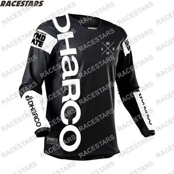 DHaRCO Motokrosa Jersey MTB Jersey Downhill Kalnu sporta Krekls Ātri Sausas garām Piedurknēm Velosipēds Riteņbraukšana Valkāt Ropa Maillot Ciclismo