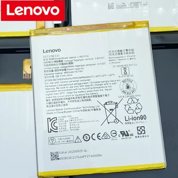 Lenovo Sākotnējā TAB4 8 TB-8504N TB-8504F TAB4 8 plus / Tb-8704x 4850mAh L16D1P34 Akumulatoru Augsta Kvalitāte