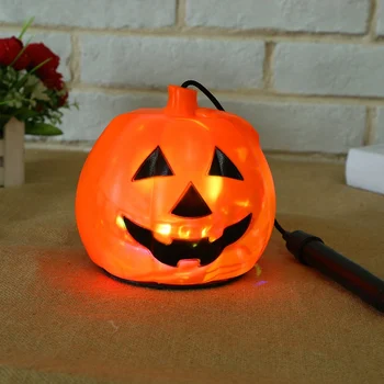 Halloween Portatīvo LED Ķirbju Laternas Ar Rokturi Bateriju Darbināmas Nakts Gaismas, Galda Lampas Halloween Puse Mājas Apdare